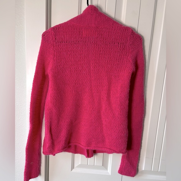 Hollister Knit Open Cardigan Pink Size Small - Picture 2 of 5